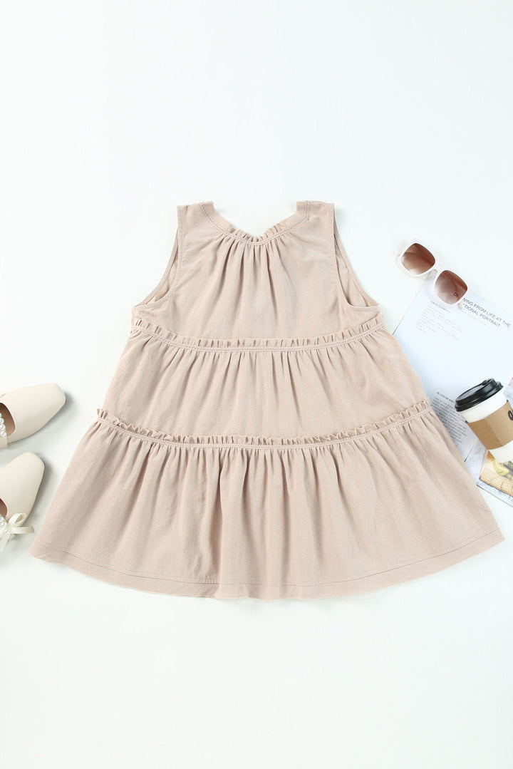 Stilla | Frill Tie Neck Tank