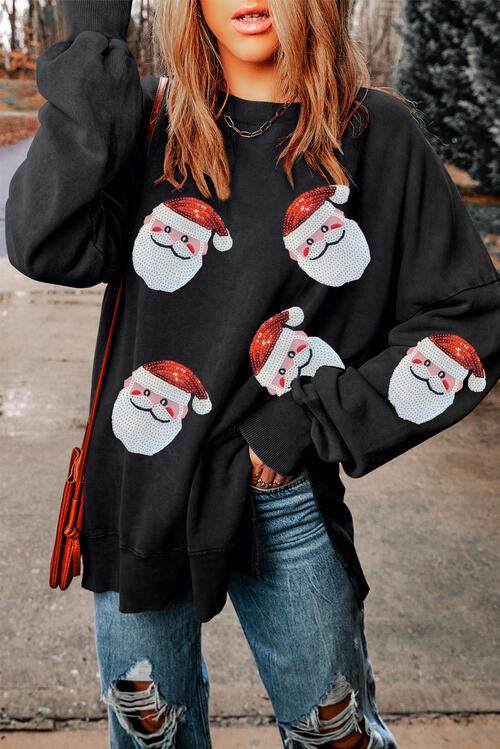 Stilla | Santa Rund Hals Slids Sweatshirt