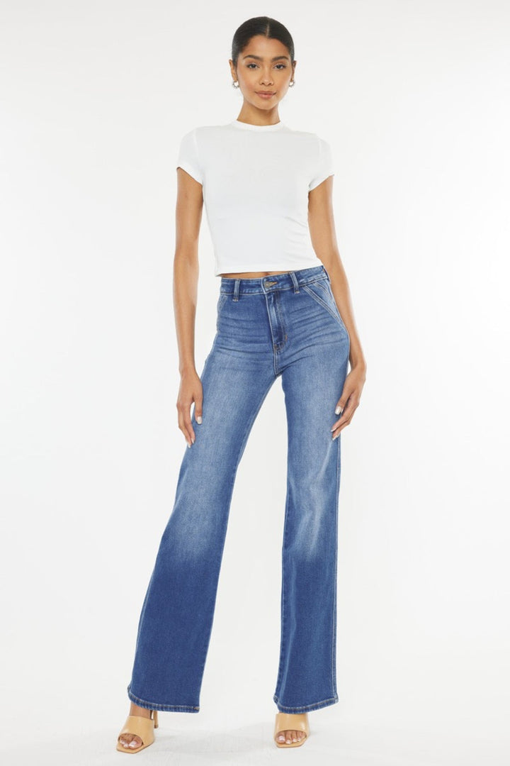 Stilla | Ultra High Waist Gradient Flare Jeans