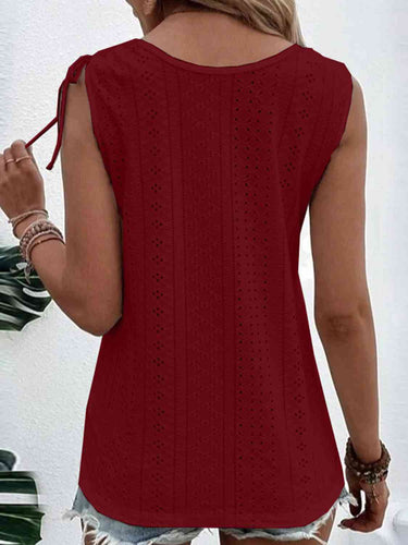 Stilla | Full Size Scoop Neck Ærmeløs Tank Top