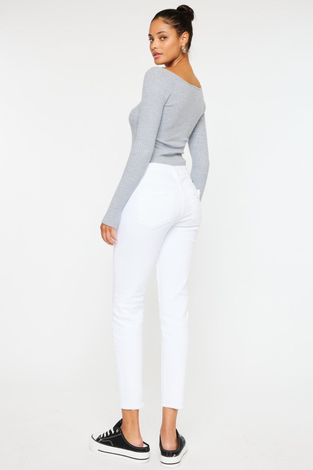 Stilla | Mid Rise Ankel Skinny Jeans