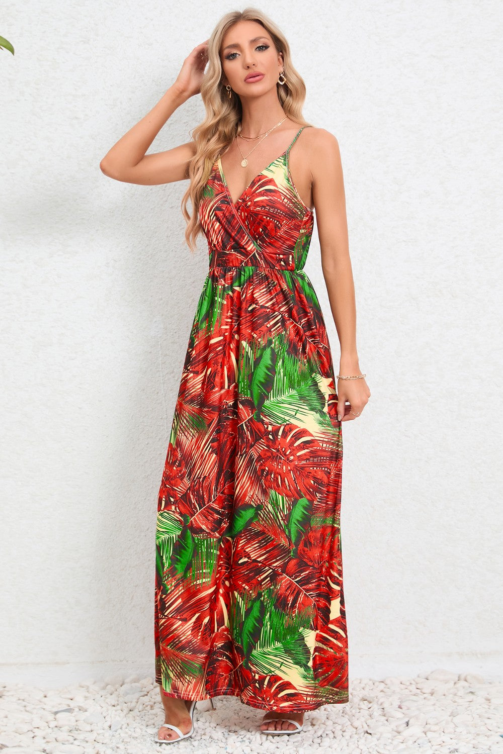 Stilla | Surplice Maxi Cami Kjole