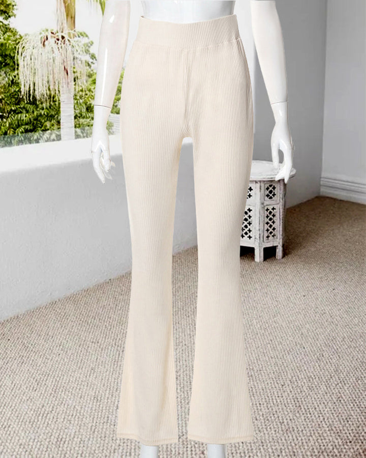 Stilla | Slim Fit Bukser med Micro Flare