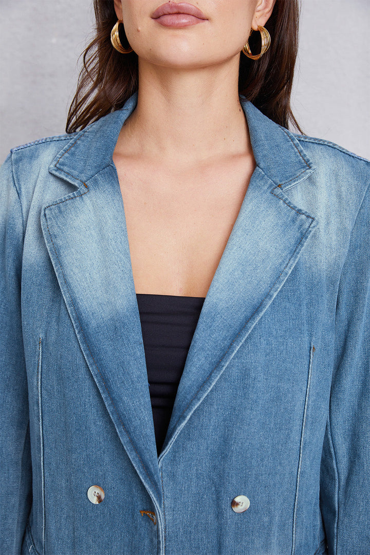 Stilla | Krave Vasket Denim Top