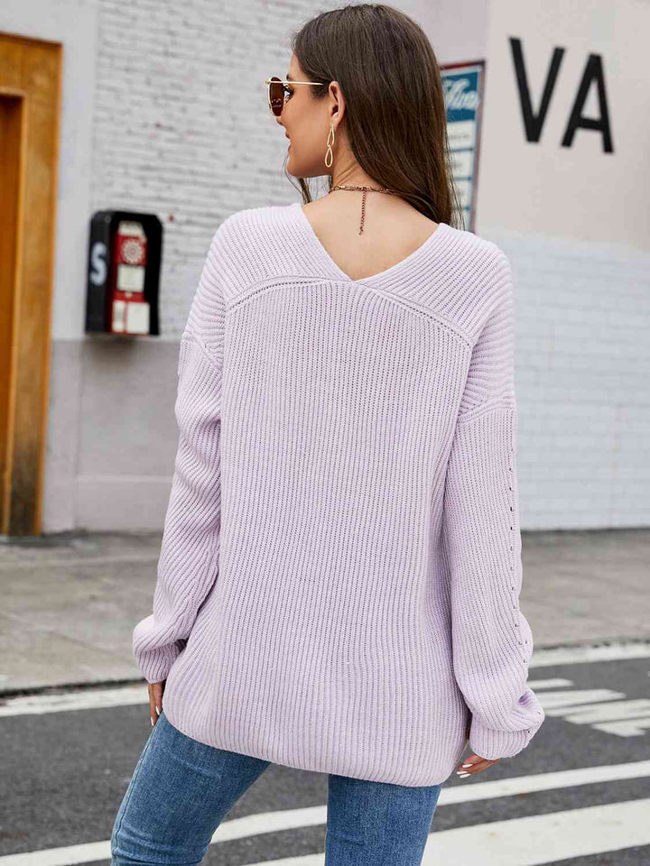 Stilla | Nakke Rib-strik Top