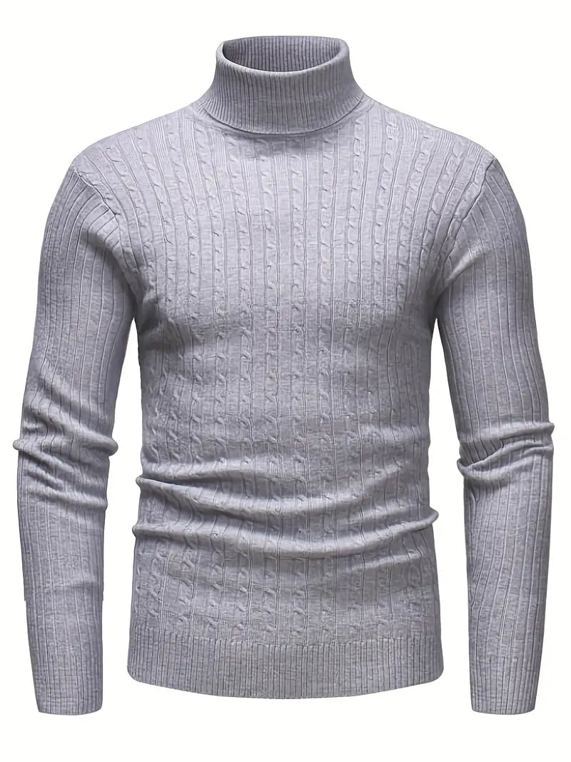 Stilla | Herresweater med højt halsudskæring