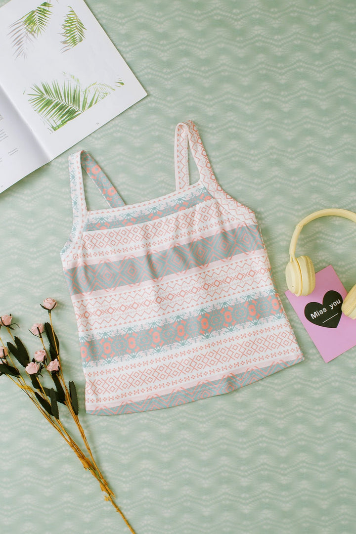 Stilla | Geometrisk firkantet hals Cami