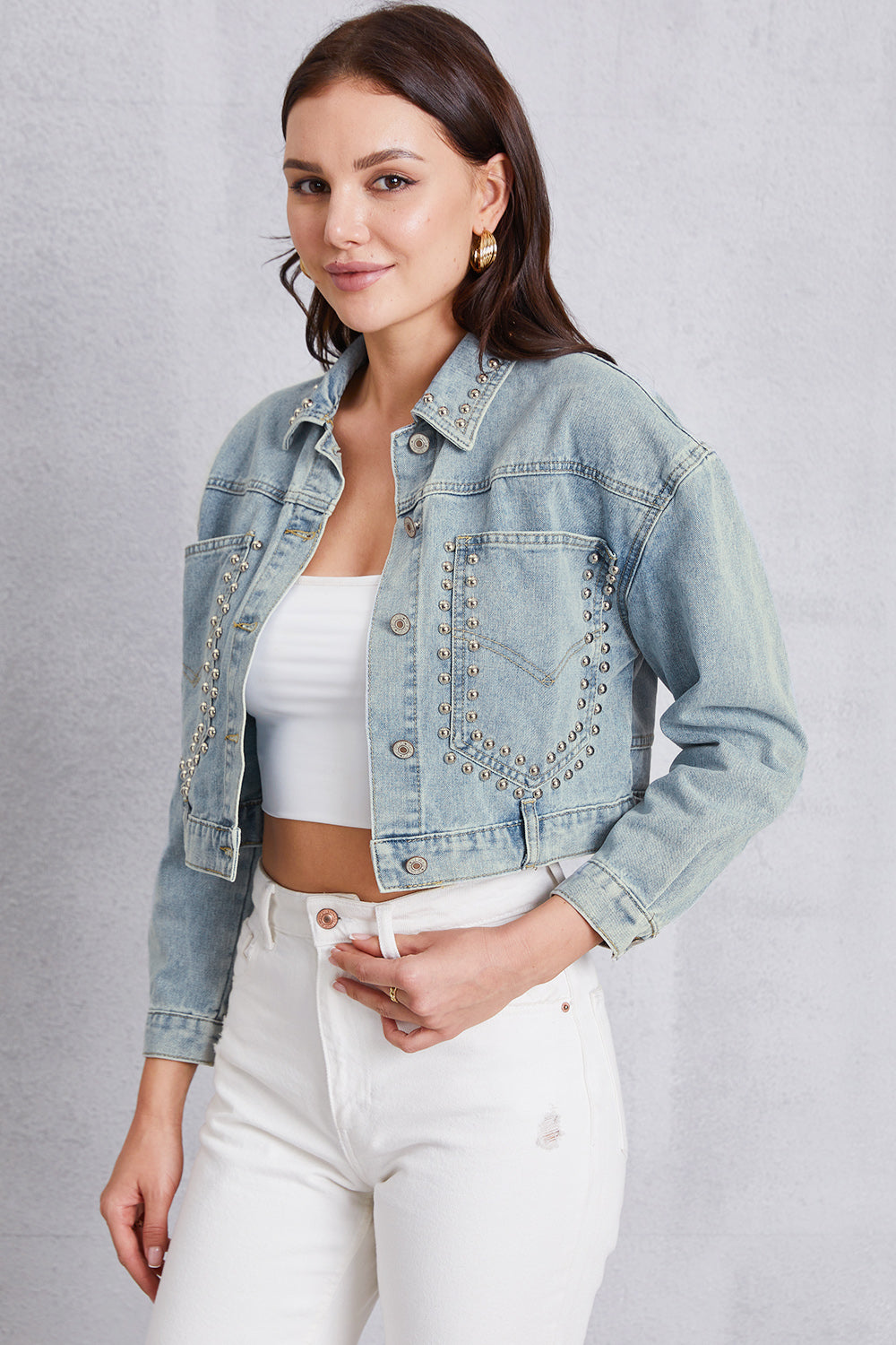 Stilla | Dropped Shoulder Denim Jakke
