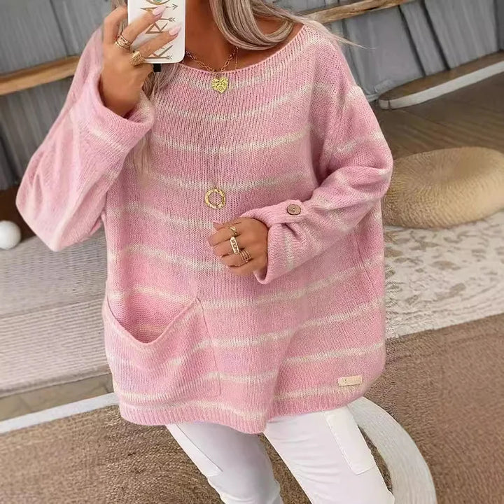 Stilla | Smart Stribet Pullover