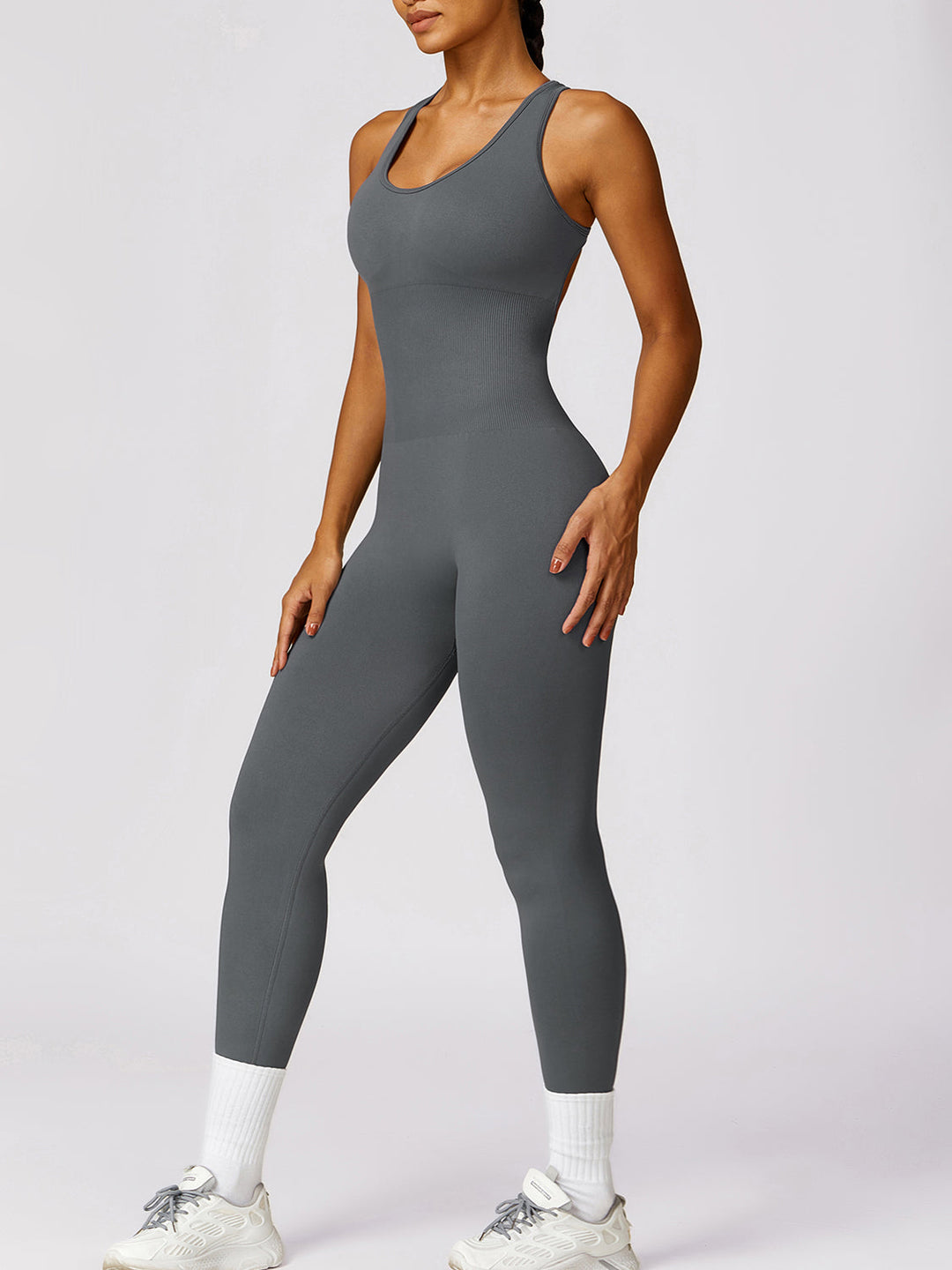 Stilla | Bae Ærmeløs Cutout Racerback Aktiv Jumpsuit