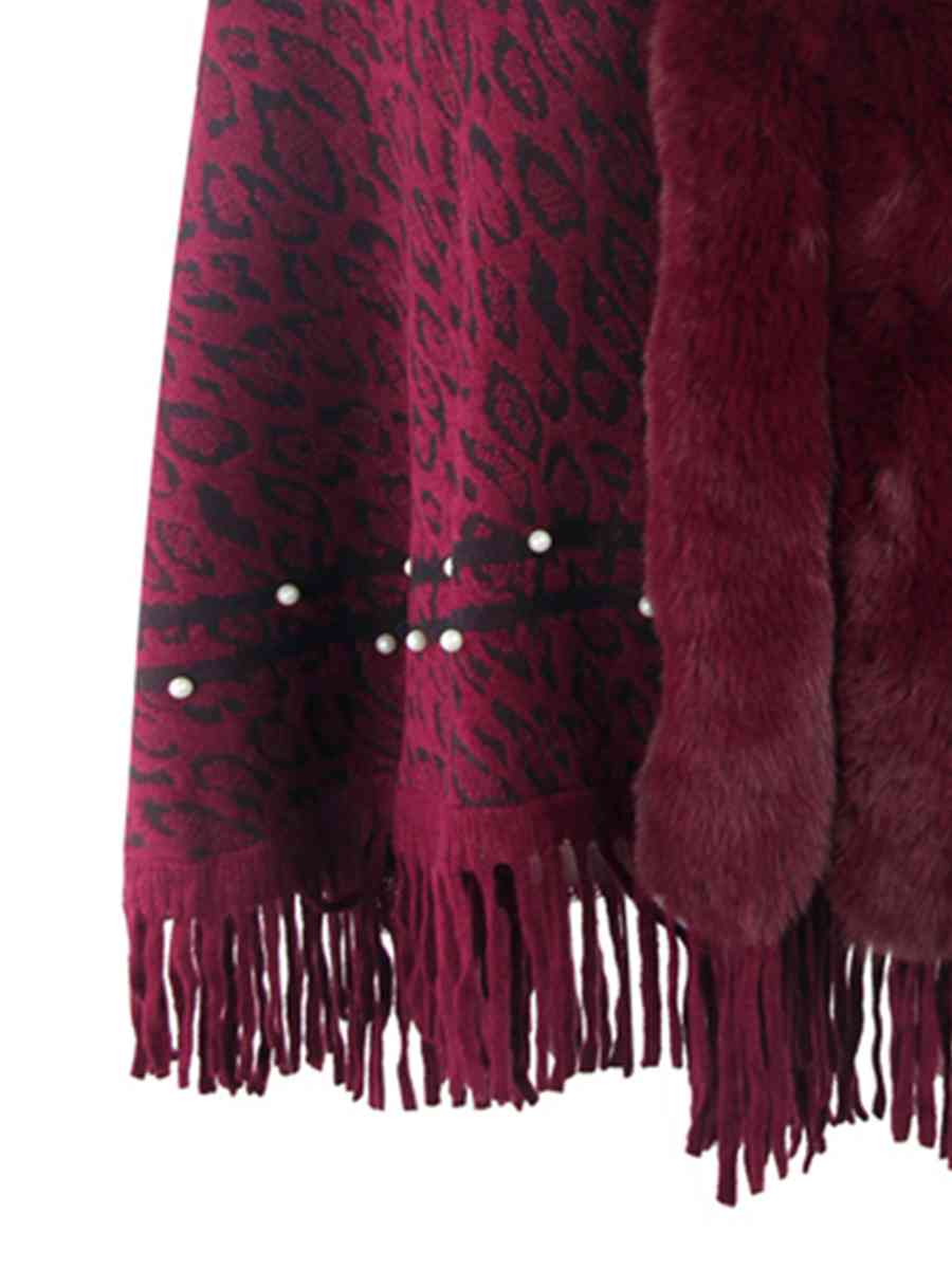 Stilla | Fringed Hem Poncho