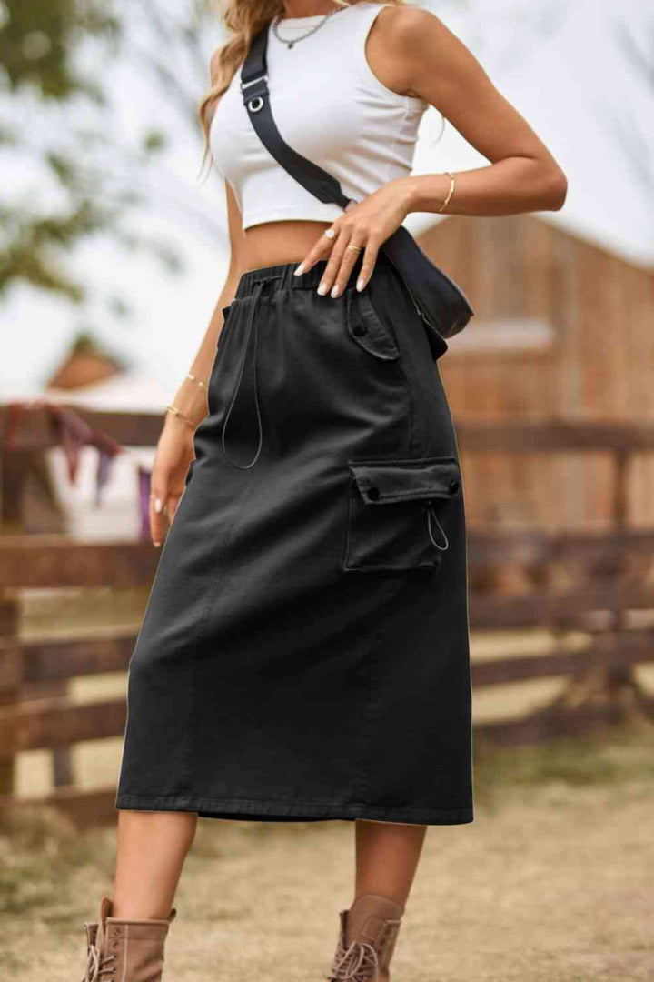 Stilla | Talje Slids Jeans Nederdel
