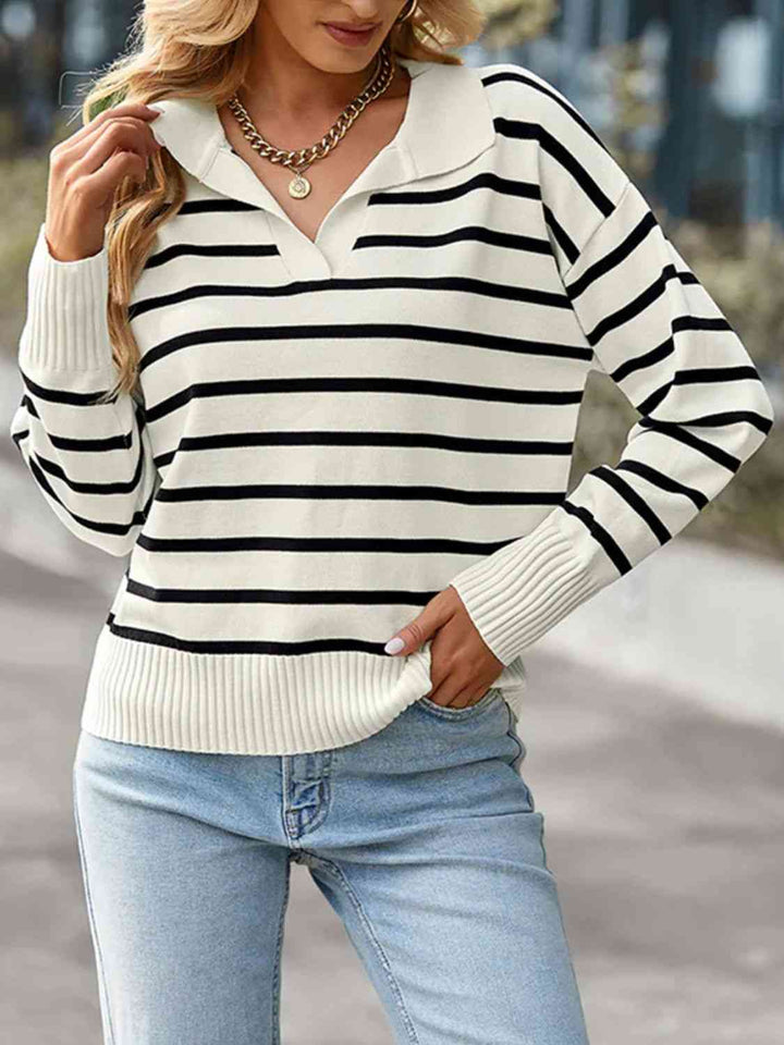Stilla | Kravehals Strik Top