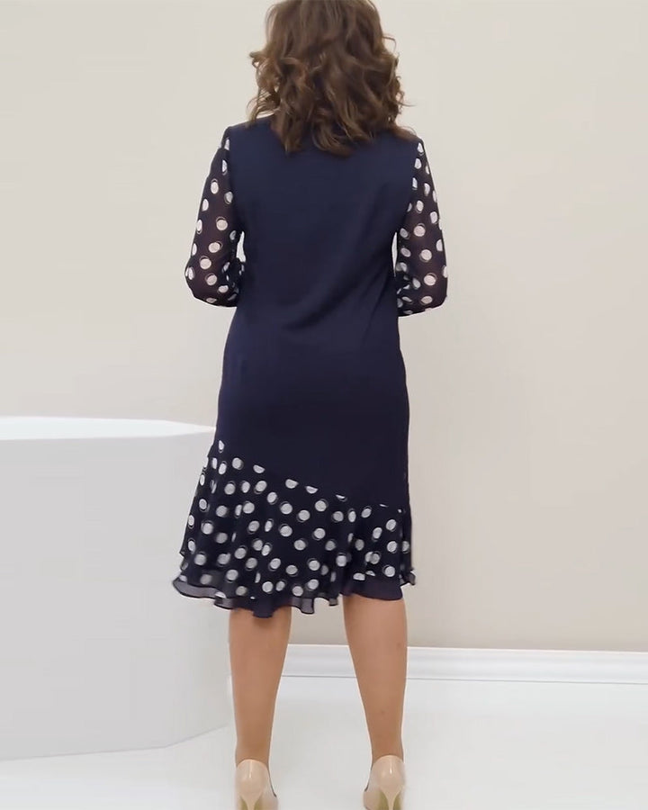 Stilla | Rundhals Lange ærmer Polka Dot