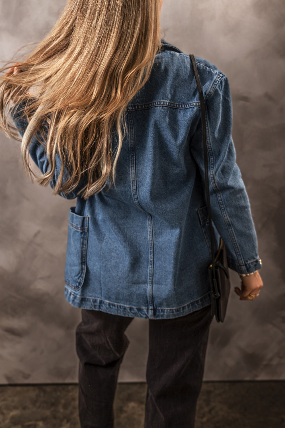 Stilla | Langærmet Denimjakke