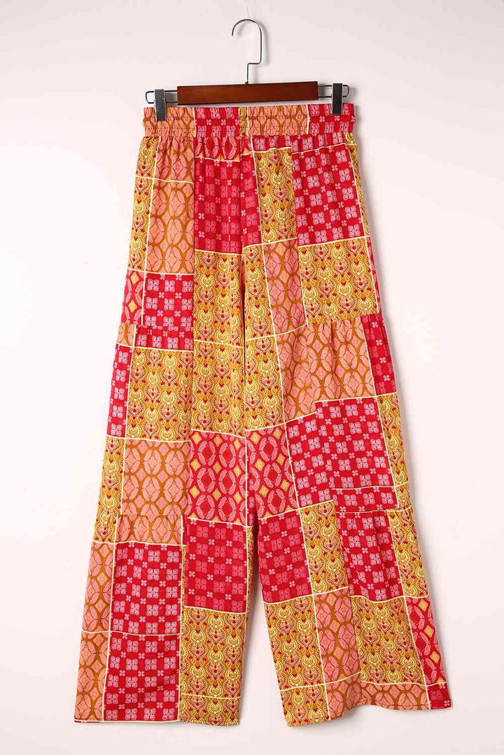 Stilla | Patchwork Snøre Bred Ben Bukser