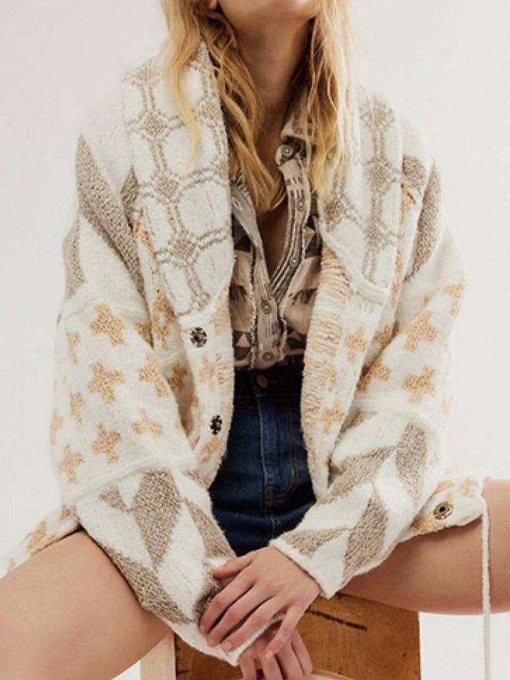 Stilla | V Hals Langærmet Cardigan