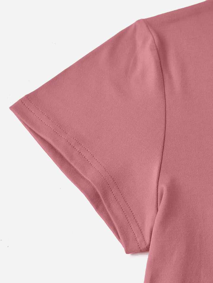 Stilla | Rund Hals Korte Ærmer T-Shirt