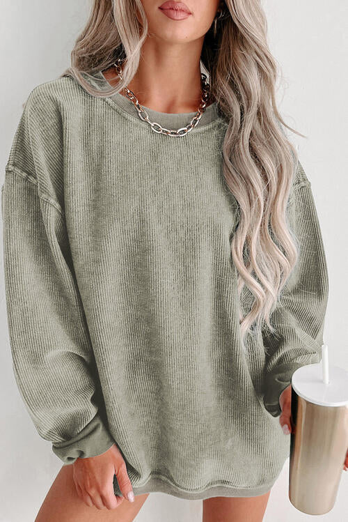 Stilla | Nakke Droppet Skulder Sweatshirt