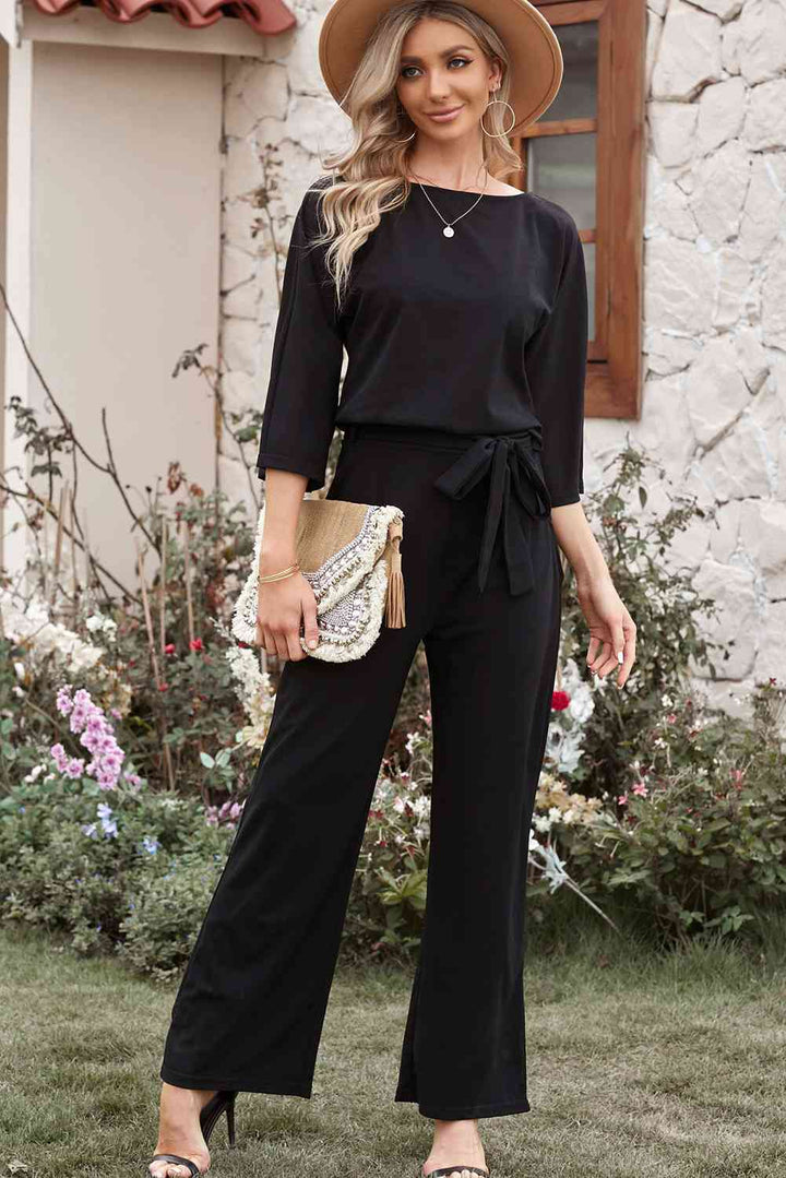 Stilla | Trekvart Ærme Jumpsuit