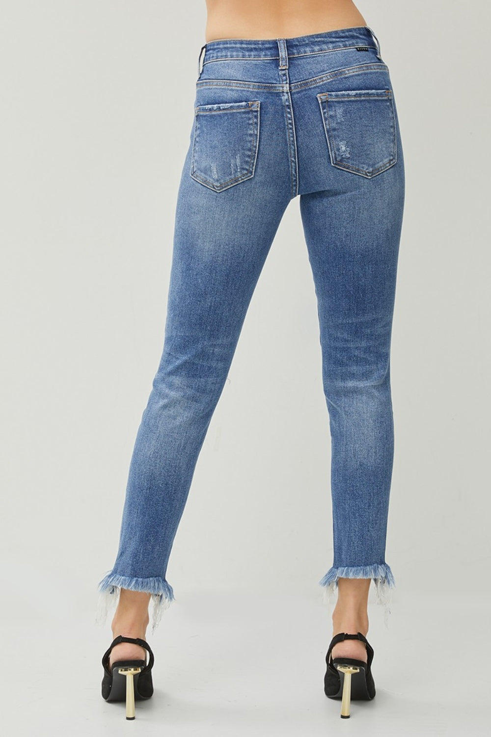 Stilla | Slidt Flosset Kant Slim Jeans
