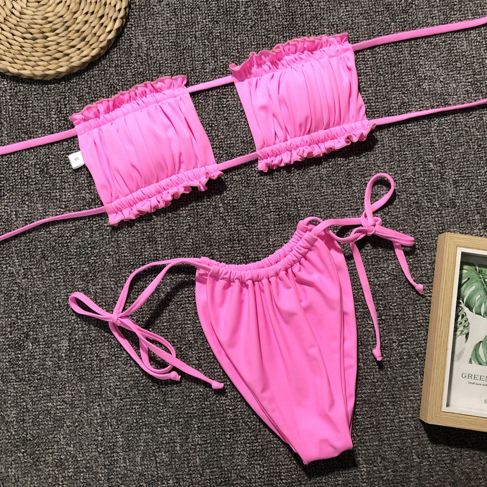 Stilla | Trim Ruched Bikini Sæt