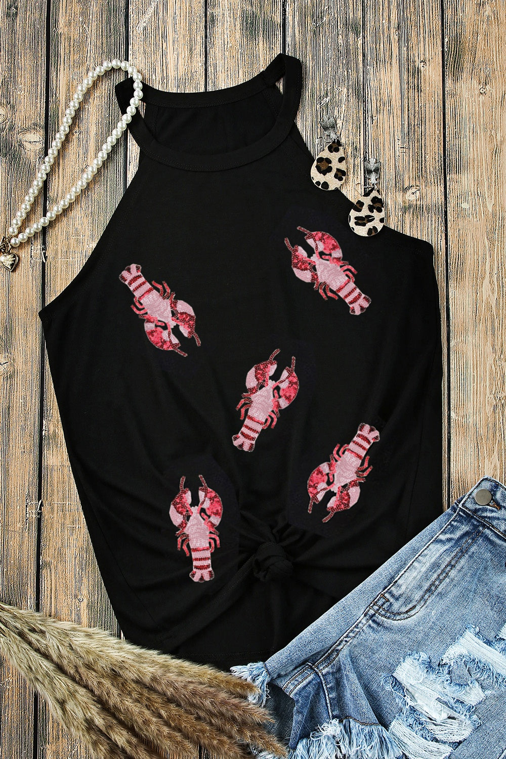 Stilla | Lobster Rund Hals Tank