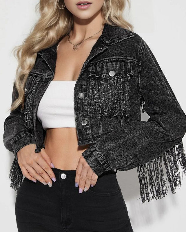 Stilla | Rivet Jeansjakke