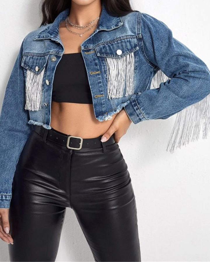 Stilla | Rivet Jeansjakke