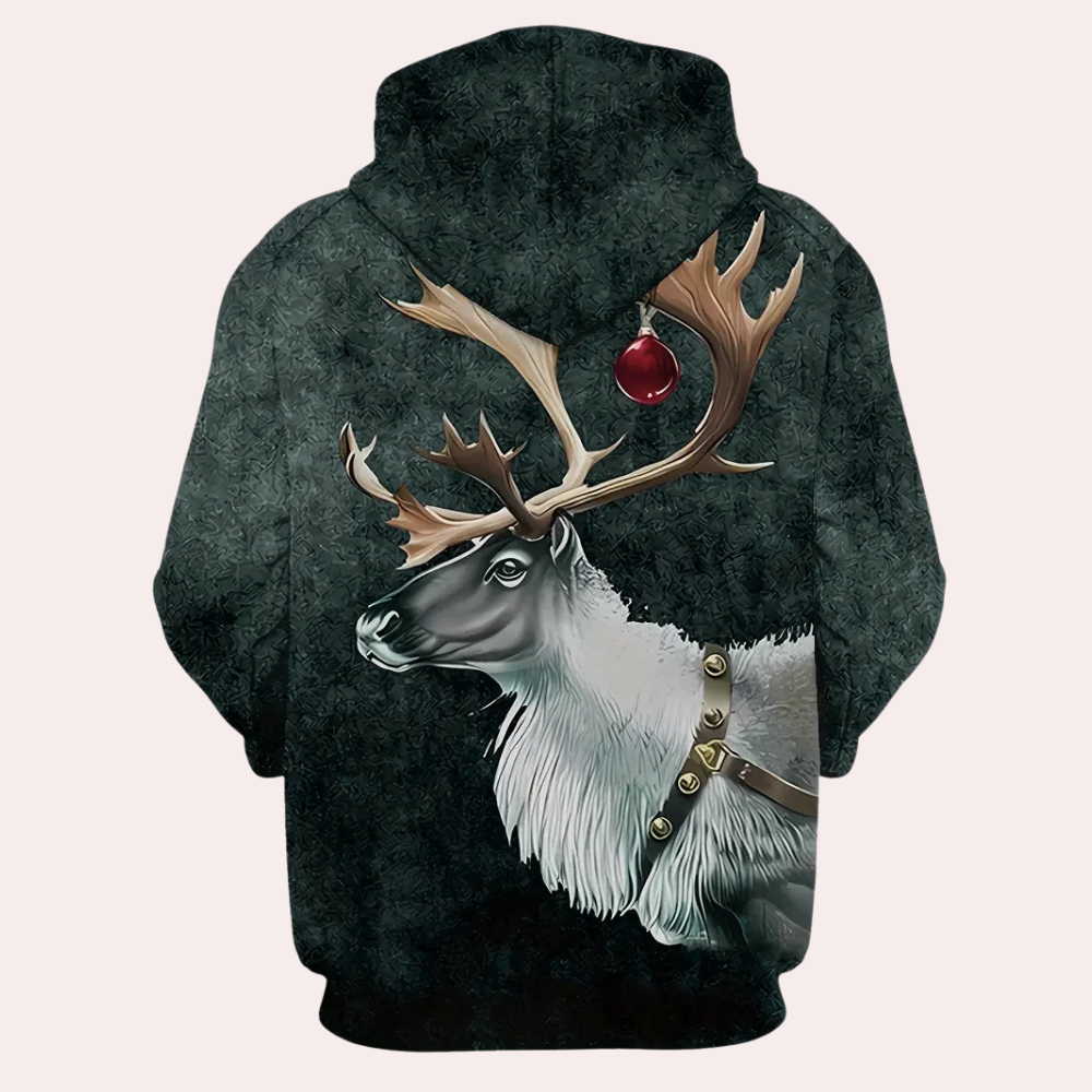 Stilla | Stilfuld Jule Hoodie til Herrer