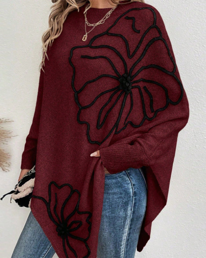 Stilla | Bred sweatshirt med flagermusærmer