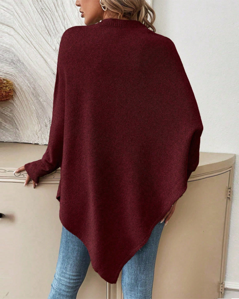 Stilla | Bred sweatshirt med flagermusærmer