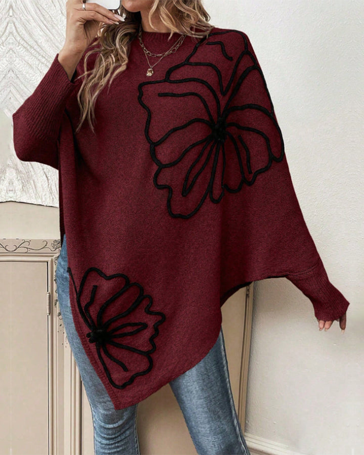 Stilla | Bred sweatshirt med flagermusærmer