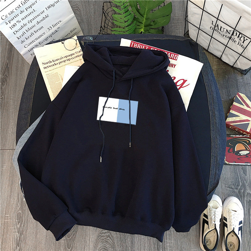 Dame Casual Graphic Pullover Hoodie med livligt artwork Stilla