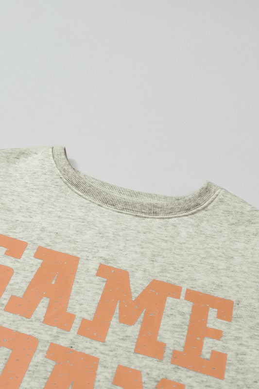 Stilla | Sort Sweatjakke Med Game Day Grafikker