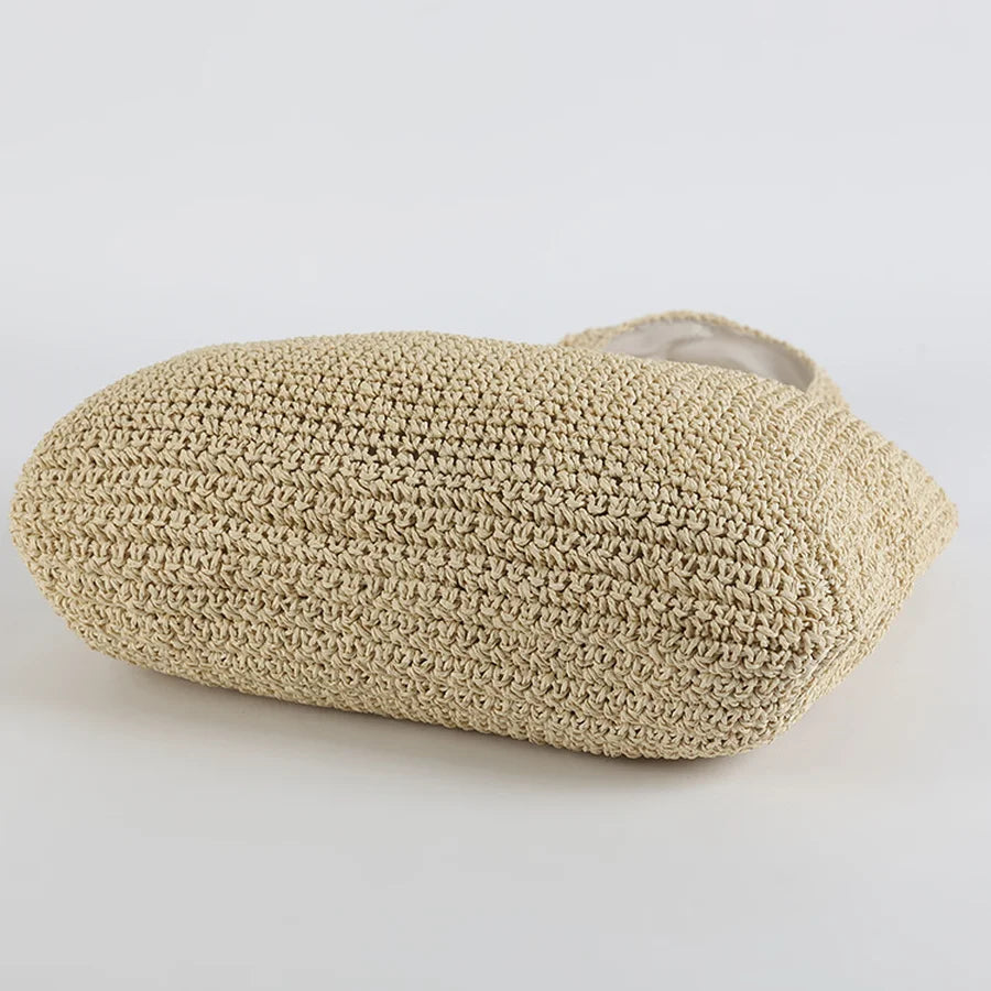 Skovae | Strohtaske Flettet Taske Let & Holdbar Lækker Sommertaske