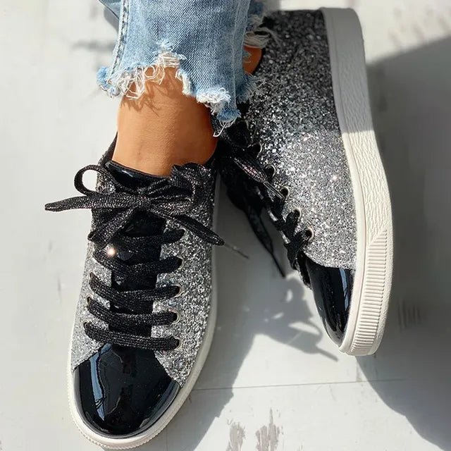 Skovae | Luksuriøs Casual Glimmer Dame sko Stil