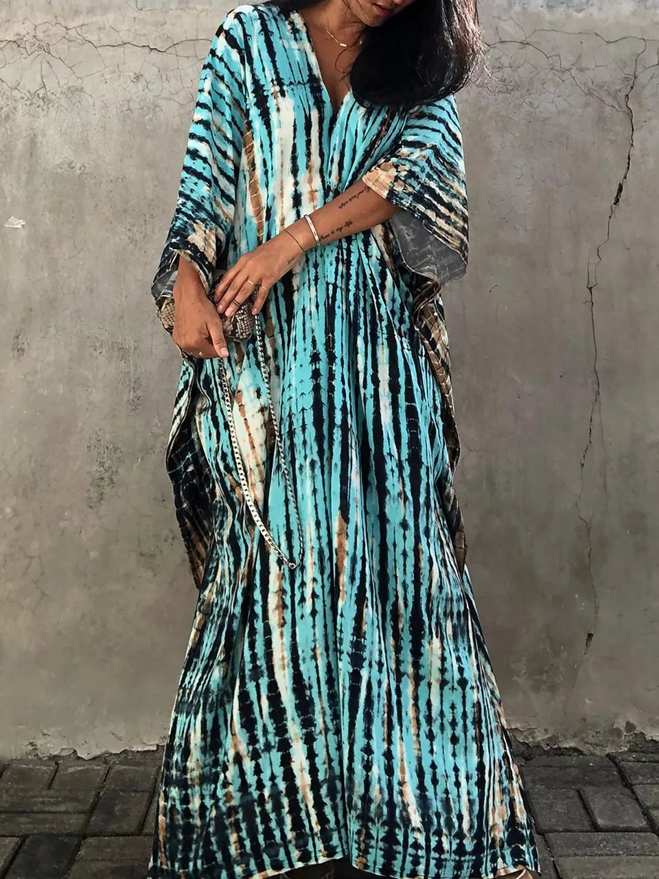 Skovae | Sommer Kaftan Maxi Kjole