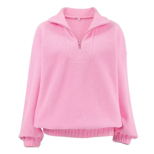 Stilla | Krammevenlig fleece-pullover med lynlås