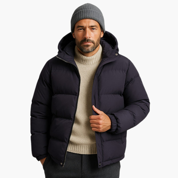 Stilla | Puffer Parka - Vinterjakke med Hætte, Dunfyld, Vandtæt, Urban Udendørs