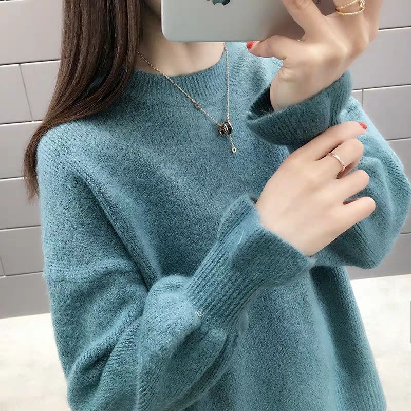 Femme Blød Puffærmet Strikpullover Stilla