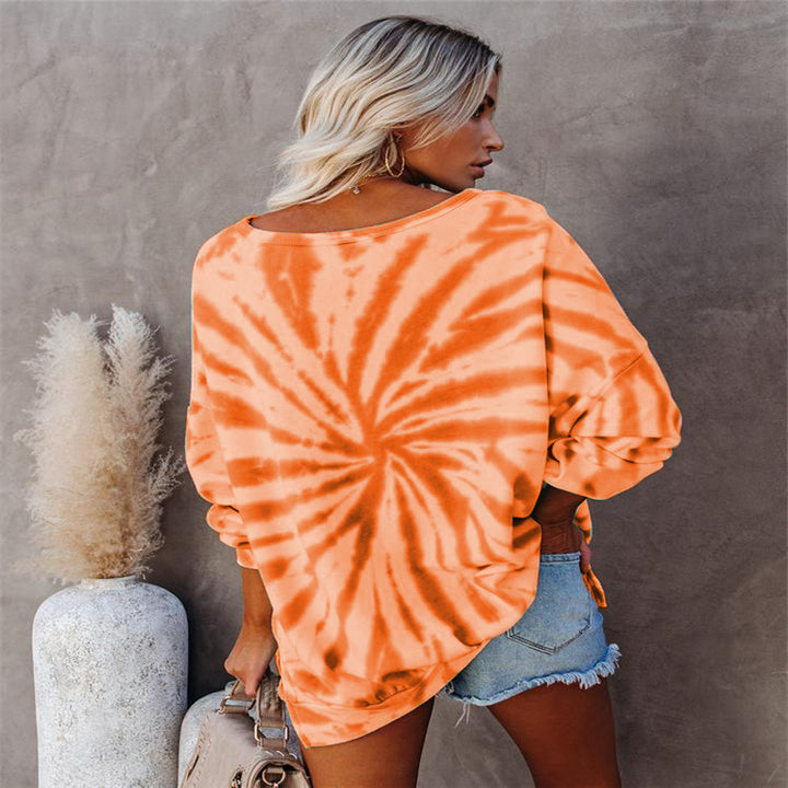 Dame afslappet sweatshirt med Halloween-motiv og detaljer Stilla