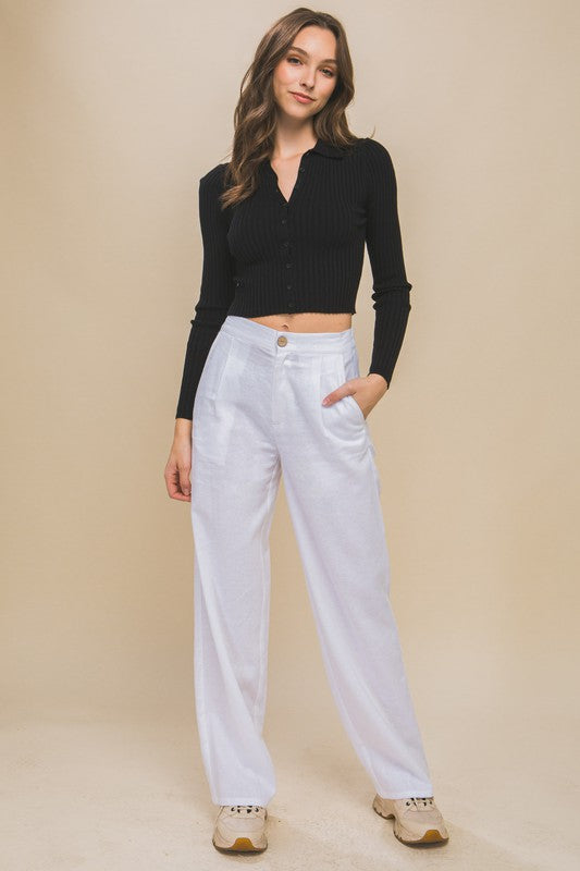 Stilla | Front Creased Pants
