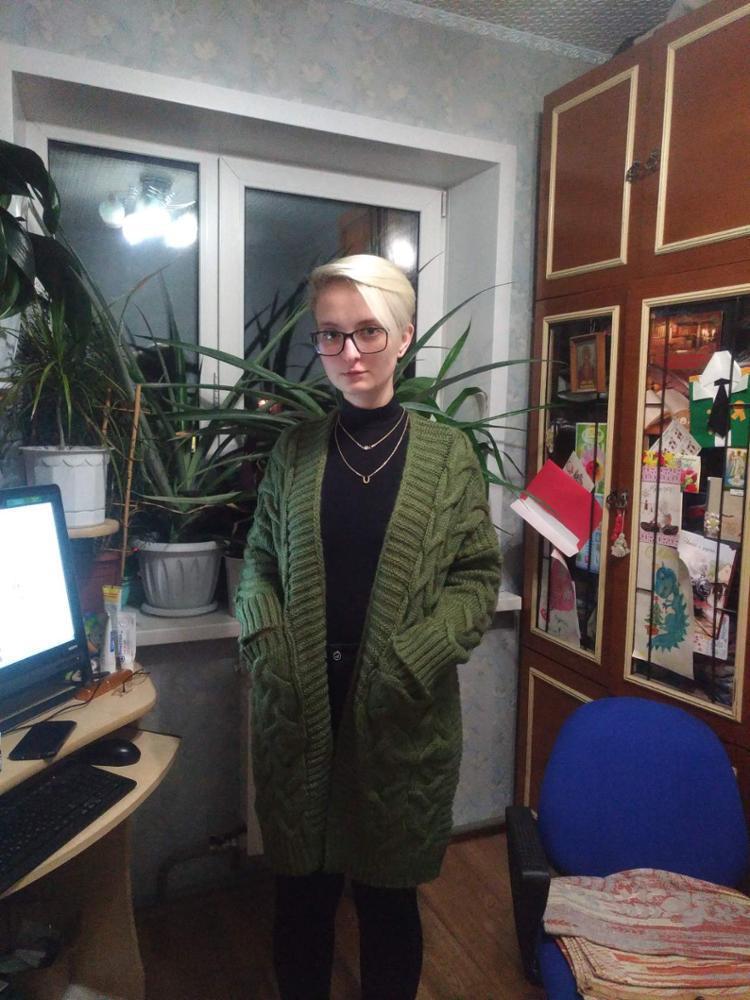 Kvinders cardigan med lange ærmer og integrerede lommer Stilla