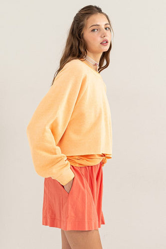 Stilla | Back Crop Sweatshirt