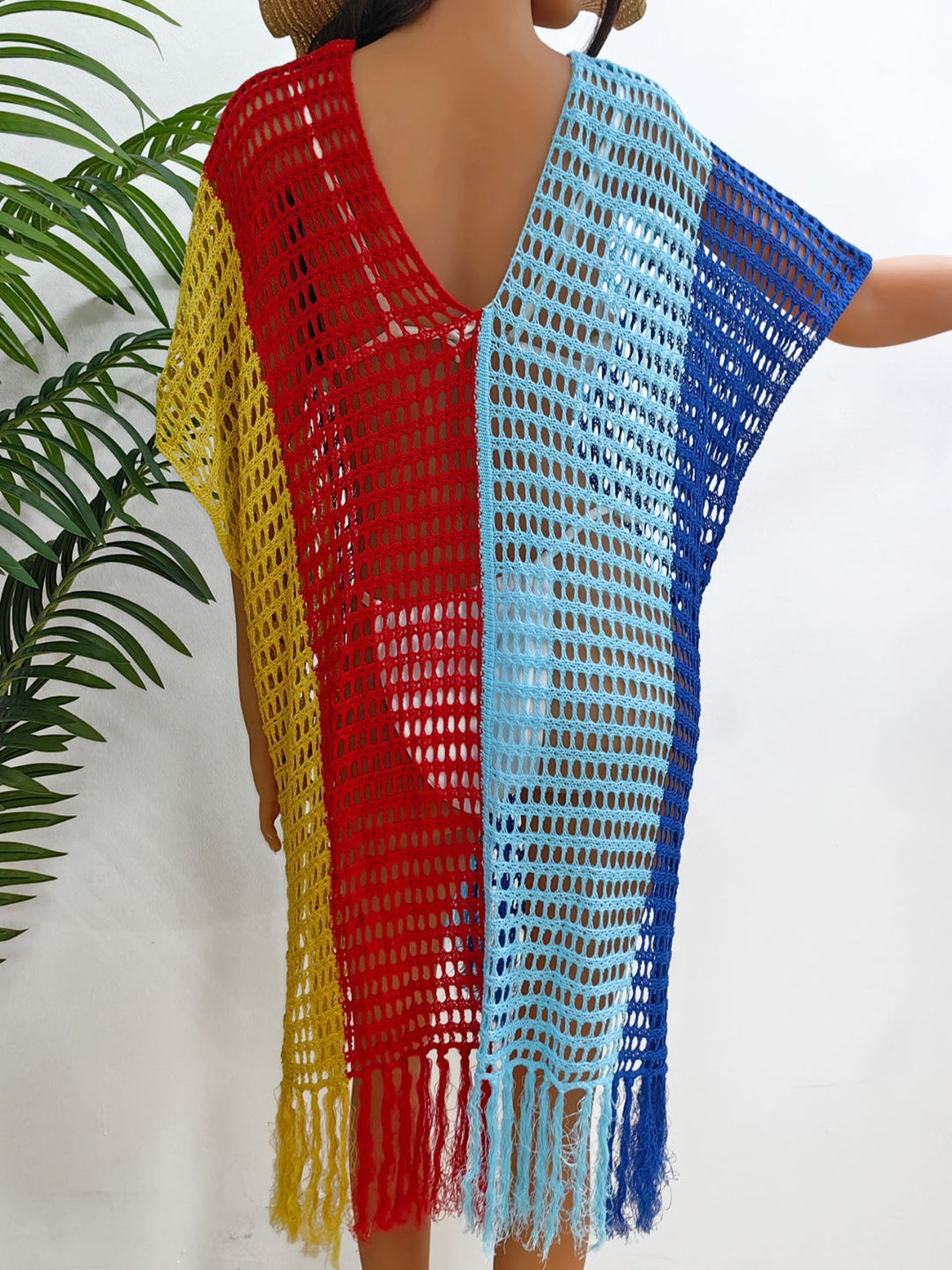 Stilla | Farveblok Scoop Neck Cover up