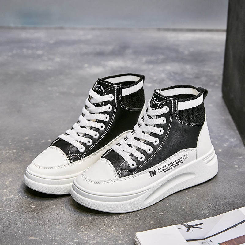 Dame Sneakers med støddæmpende sål og slidstærke overmaterialer Stilla