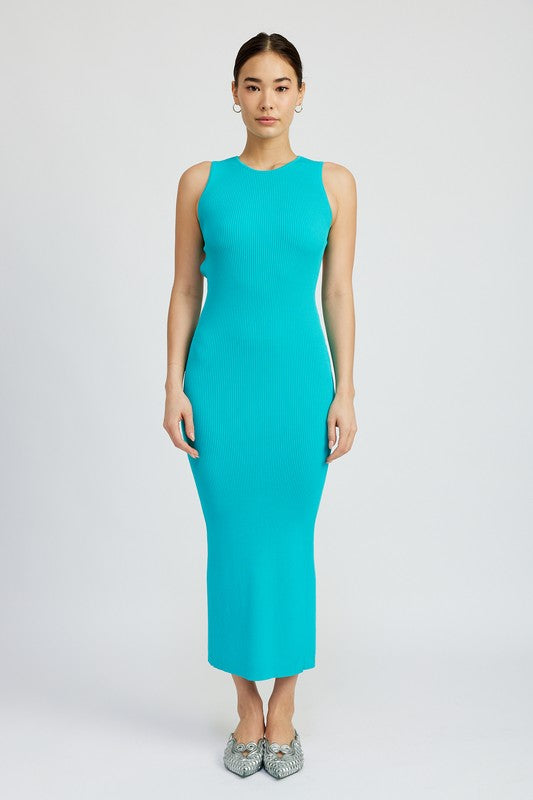 Stilla | Back Maxi Strikkjole