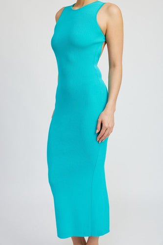 Stilla | Back Maxi Strikkjole