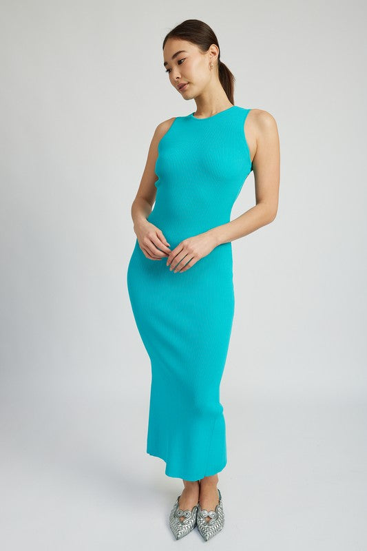Stilla | Back Maxi Strikkjole